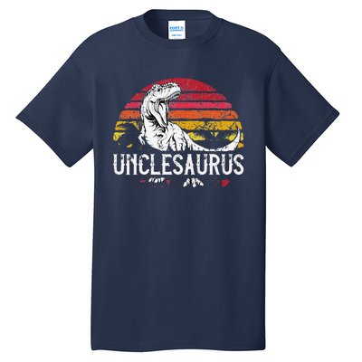 Fathers Day Gift For Unclesaurus Uncle Saurus T Rex Tall T-Shirt