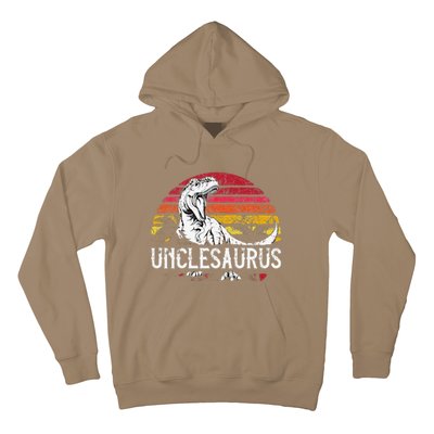 Fathers Day Gift For Unclesaurus Uncle Saurus T Rex Hoodie