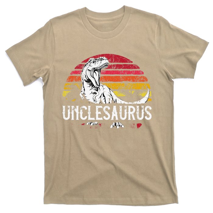 Fathers Day Gift For Unclesaurus Uncle Saurus T Rex T-Shirt