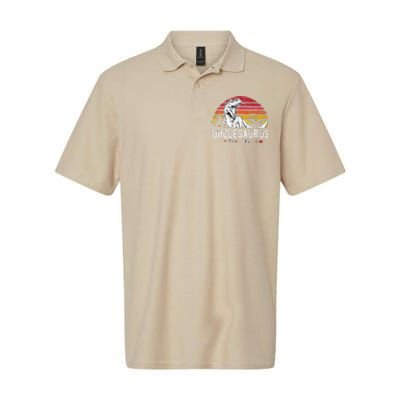 Fathers Day Gift For Unclesaurus Uncle Saurus T Rex Softstyle Adult Sport Polo