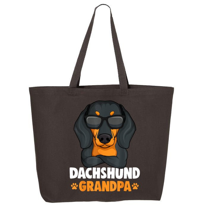 Funny Dachshund Grandpa Cute Weiner Dog Best Gift 25L Jumbo Tote