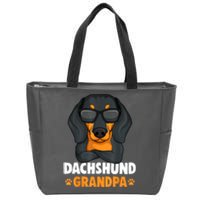 Funny Dachshund Grandpa Cute Weiner Dog Best Gift Zip Tote Bag