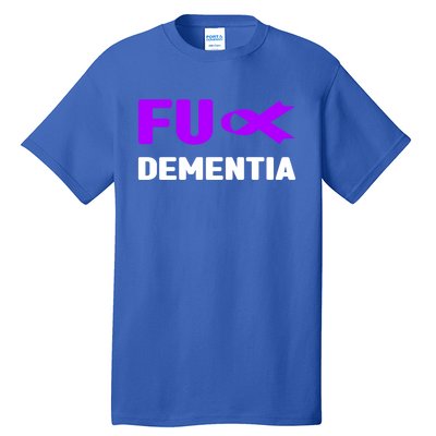 Fuck Detia Gift Great Gift Fu Alzheimer's Alzheimer's Awareness Cool Gift Tall T-Shirt