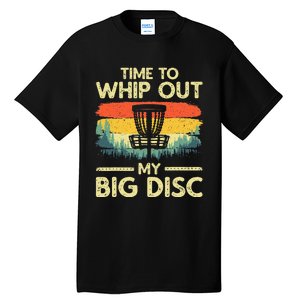 Funny Disc Golf Art For Men Women Flying Disc Sport Players Tall T-Shirt