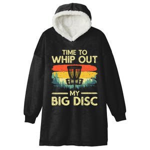 Funny Disc Golf Art For Men Women Flying Disc Sport Players Hooded Wearable Blanket