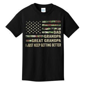 Fathers Day Gift From Grandkids Dad Grandpa Great Grandpa Kids T-Shirt