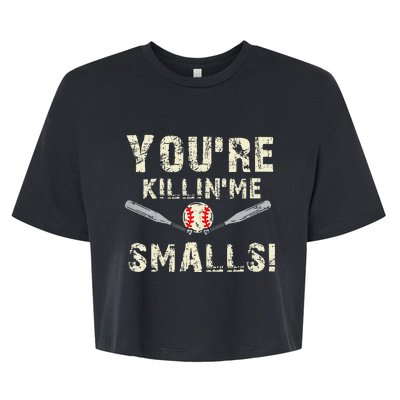 Funny Dad Gift YouRe Killing Me Smalls Dad And Child Bella+Canvas Jersey Crop Tee