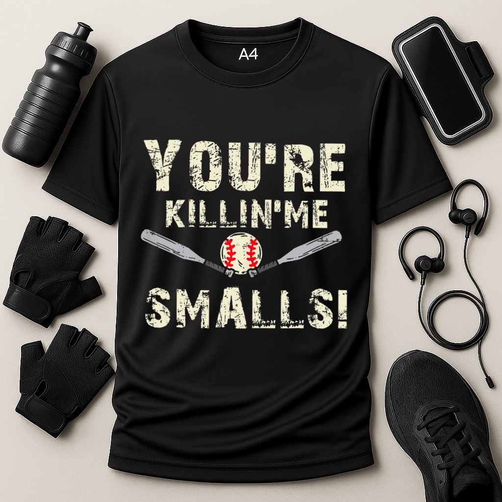Funny Dad Gift YouRe Killing Me Smalls Dad And Child Cooling Performance Crew T-Shirt