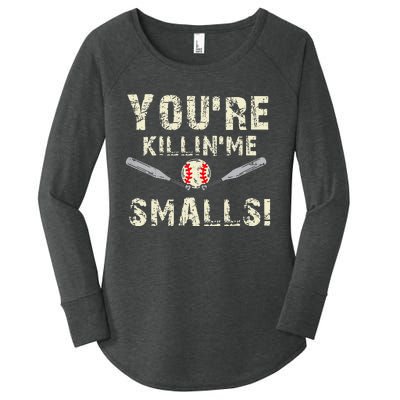 Funny Dad Gift YouRe Killing Me Smalls Dad And Child Women's Perfect Tri Tunic Long Sleeve Shirt