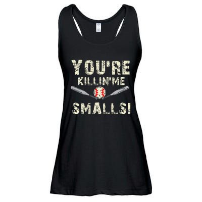 Funny Dad Gift YouRe Killing Me Smalls Dad And Child Ladies Essential Flowy Tank