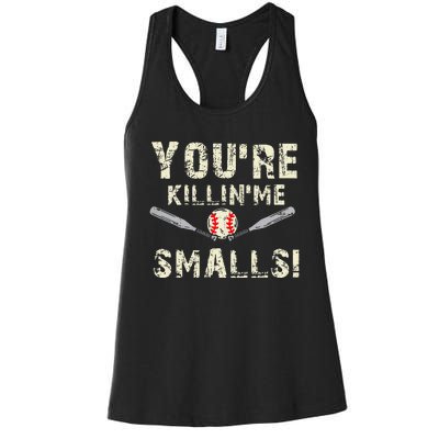 Funny Dad Gift YouRe Killing Me Smalls Dad And Child Women's Racerback Tank