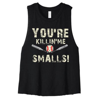 Funny Dad Gift YouRe Killing Me Smalls Dad And Child Women's Racerback Cropped Tank