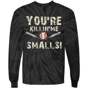 Funny Dad Gift YouRe Killing Me Smalls Dad And Child Tie-Dye Long Sleeve Shirt