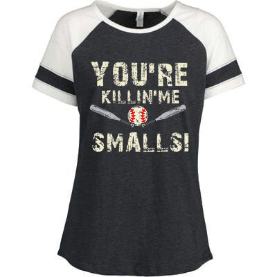 Funny Dad Gift YouRe Killing Me Smalls Dad And Child Enza Ladies Jersey Colorblock Tee