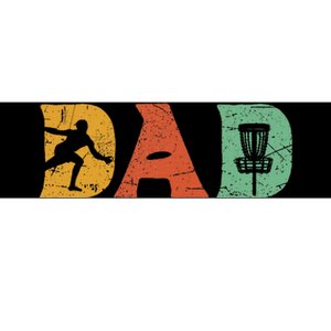 Funny Disc Golf Dad Retro Fathers Day Bumper Sticker