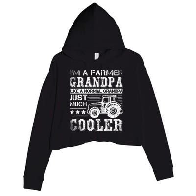 Fathers Day Gift Idea Grandpa Tractor Farmer Crop Fleece Hoodie