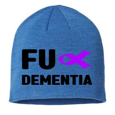 Fuck Detia Gift Fuck Alzheimer's Detia Alzheimer's Great Gift Sustainable Beanie