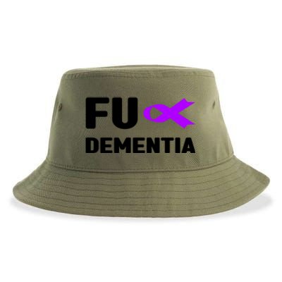 Fuck Detia Gift Fuck Alzheimer's Detia Alzheimer's Great Gift Sustainable Bucket Hat