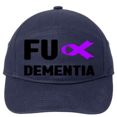 Fuck Detia Gift Fuck Alzheimer's Detia Alzheimer's Great Gift 7-Panel Snapback Hat