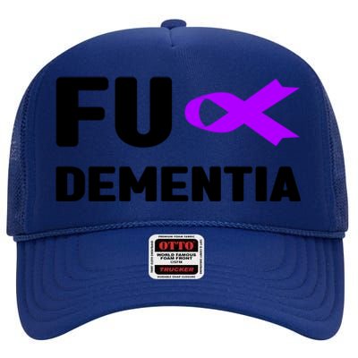 Fuck Detia Gift Fuck Alzheimer's Detia Alzheimer's Great Gift High Crown Mesh Back Trucker Hat