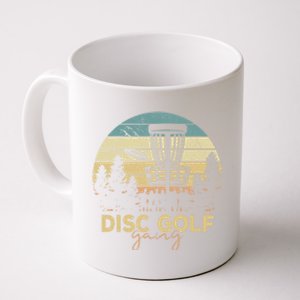 Funny Disc Golf Sport Disc Golf Gang Retro Frisbee Golf Gift Coffee Mug