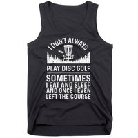 Funny disc golf dad I throw stuff vintage disc golfing lover Tank Top