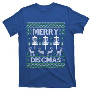 Funny Disc Golf Player Ugly Christmas Discmas Xmas Holiday Gift T-Shirt