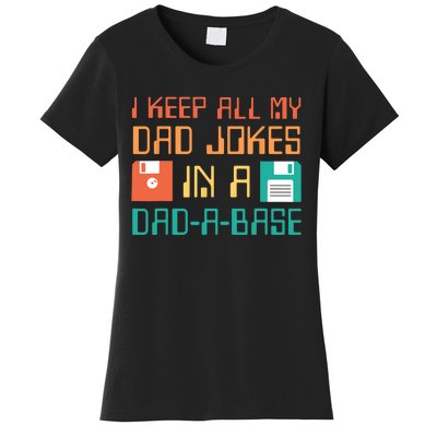 Fathers Day Gift Dad a Base Funny Dad Joke Dad Gifts Women's T-Shirt