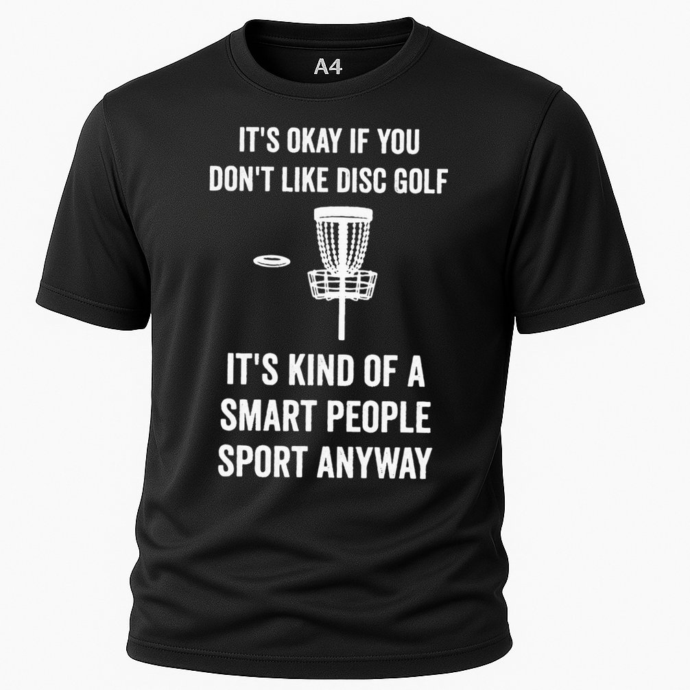 Funny Disc Golf Cooling Performance Crew T-Shirt