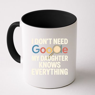 Father’s Day Gift: My Daughter Knows Everything Mug