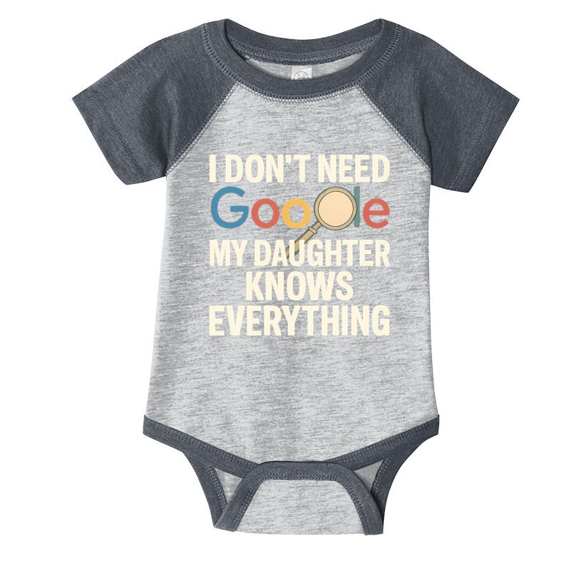 Father’s Day Gift: My Daughter Knows Everything Infant Baby Jersey Bodysuit