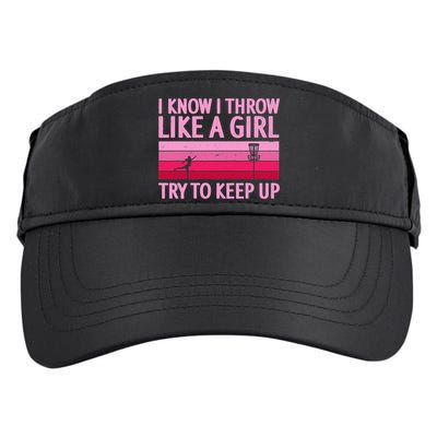 Funny Disc Golf Art For  Disc Golf Player Adult Drive Performance Visor