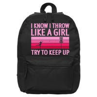 Funny Disc Golf Art For  Disc Golf Player 16 in Basic Backpack