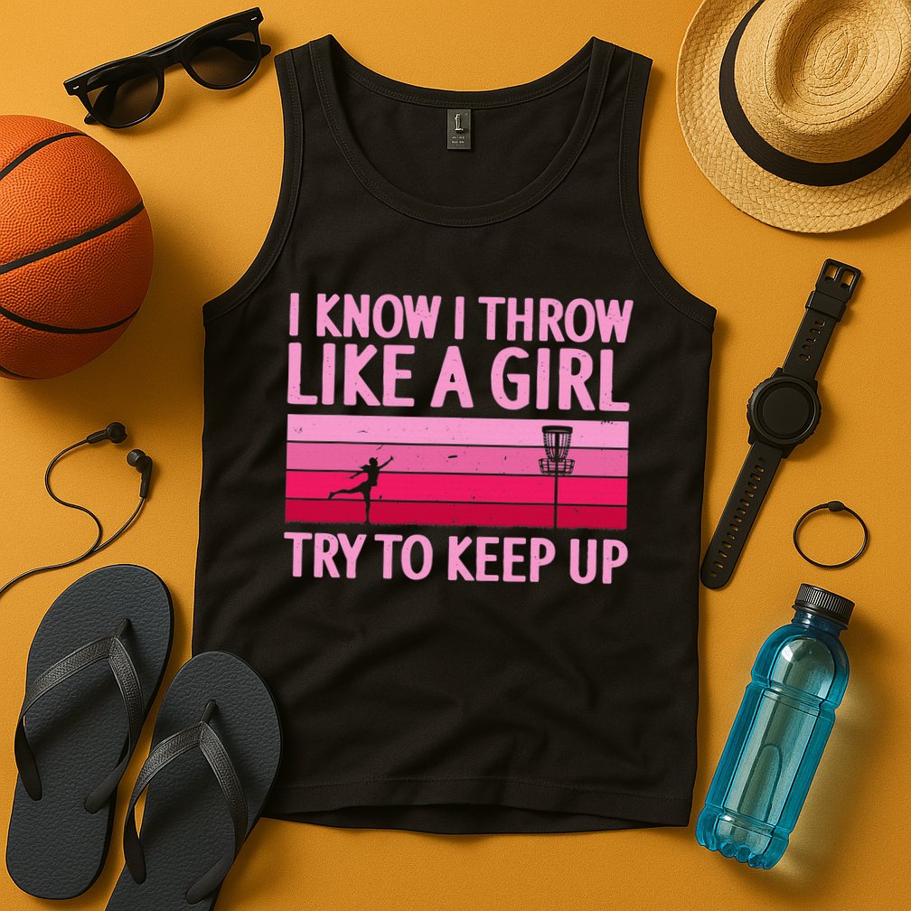 Funny Disc Golf Art For  Disc Golf Player Tank Top