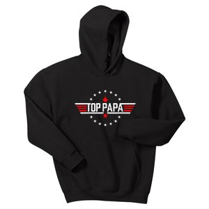 Fathers Day Gift Papa Gift From Grandkids Son Daughter Kids Hoodie