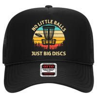 Funny Disc Golf Art Vintage Disc Golfer Lovers High Crown Mesh Back Trucker Hat