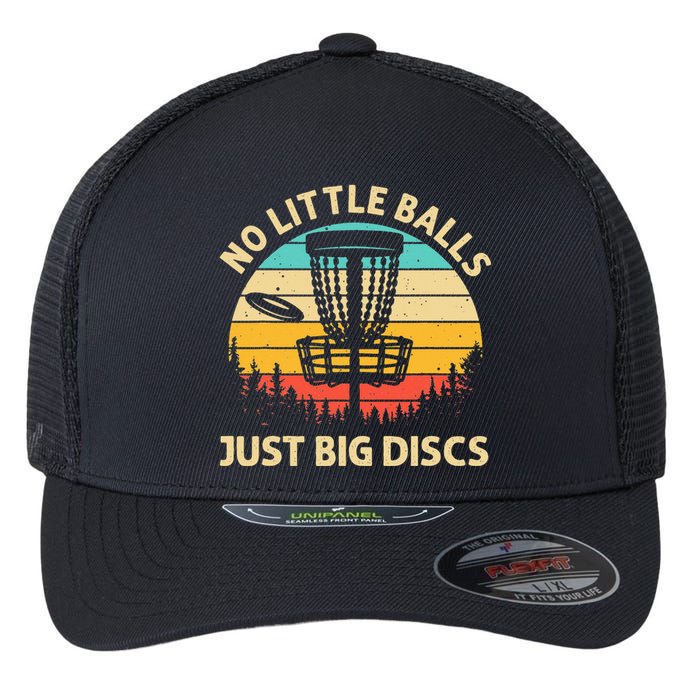 Funny Disc Golf Art Vintage Disc Golfer Lovers Flexfit Unipanel Trucker Cap