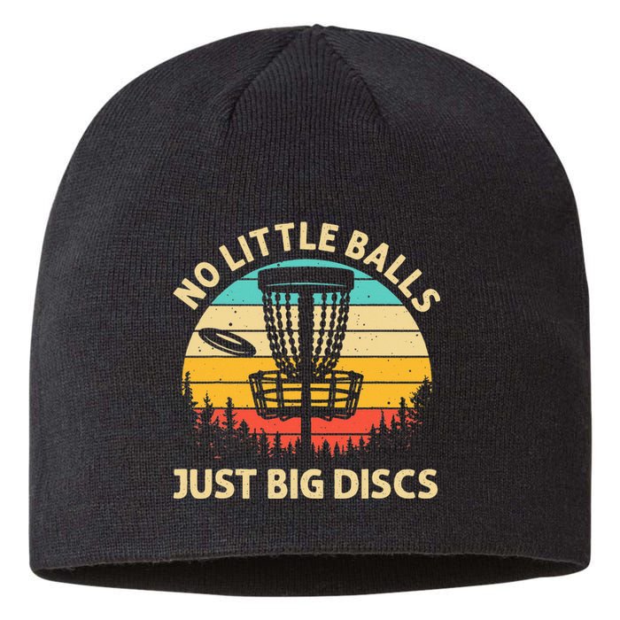 Funny Disc Golf Art Vintage Disc Golfer Lovers Sustainable Beanie