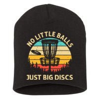 Funny Disc Golf Art Vintage Disc Golfer Lovers Short Acrylic Beanie