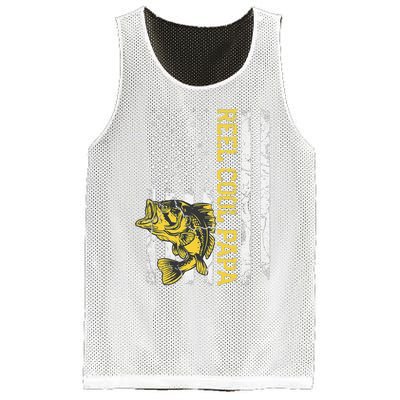 Father's Day Gifts Funny Fishing Reel Cool Papa Dad Joke Mesh Reversible Basketball Jersey Tank