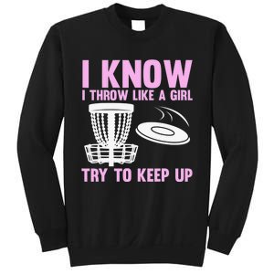 Funny Disc Golf For  Disc Golf Player Trees Sports Sweatshirt