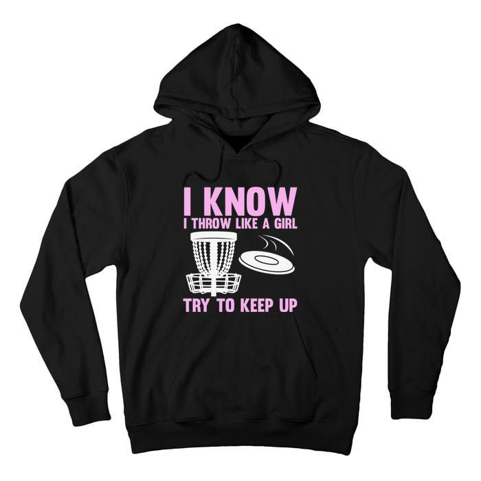 Funny Disc Golf For  Disc Golf Player Trees Sports Tall Hoodie