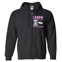 Funny Disc Golf For  Disc Golf Player Trees Sports Full Zip Hoodie