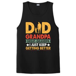 Funny Dad Great Grandpa For Fathers Day PosiCharge Competitor Tank