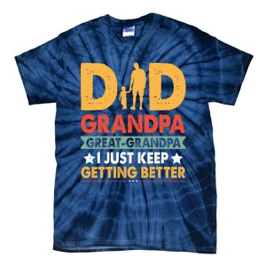 Funny Dad Great Grandpa For Fathers Day Tie-Dye T-Shirt