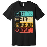 Funny Disc Golf Art For  Vintage Disc Golfer Lovers Premium T-Shirt