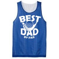 Fathers Day Golf Gift Golfing Outfit Best Dad By Par Cute Gift Mesh Reversible Basketball Jersey Tank