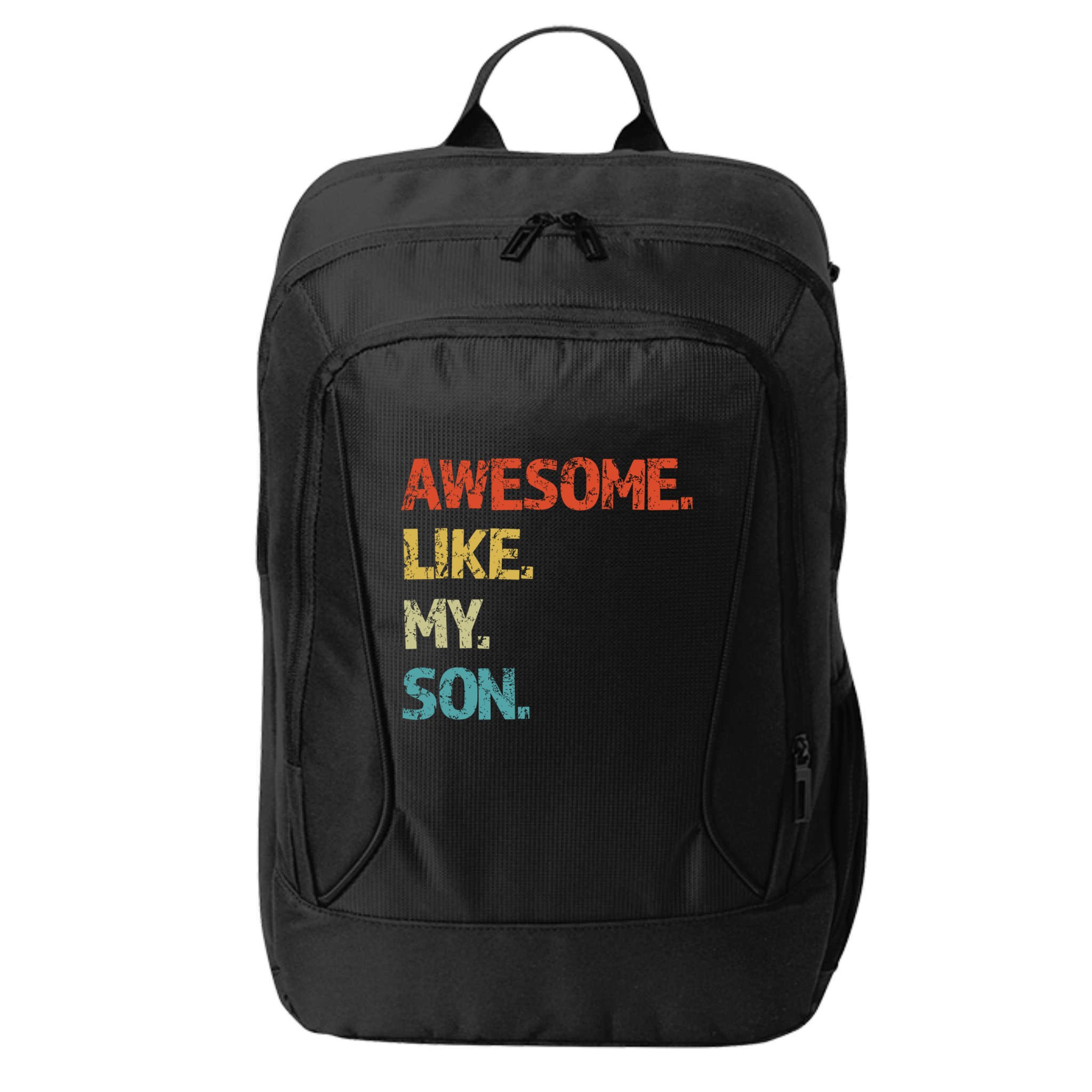 Fathers Day Gift Funny Dad City Backpack