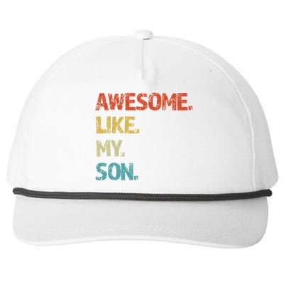 Fathers Day Gift Funny Dad Snapback Five-Panel Rope Hat