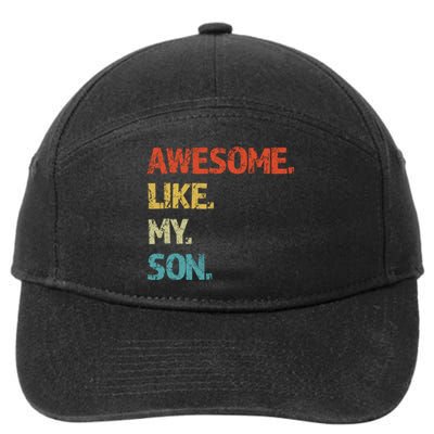 Fathers Day Gift Funny Dad 7-Panel Snapback Hat